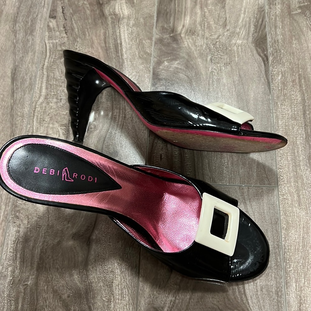 🔥🔥DEBI RODI  🇮🇹 patent leather Slides